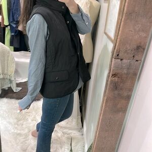 Talbots Black puffer vest size XLarge new with tags